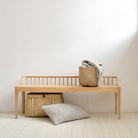 Spindle Bench - Oak