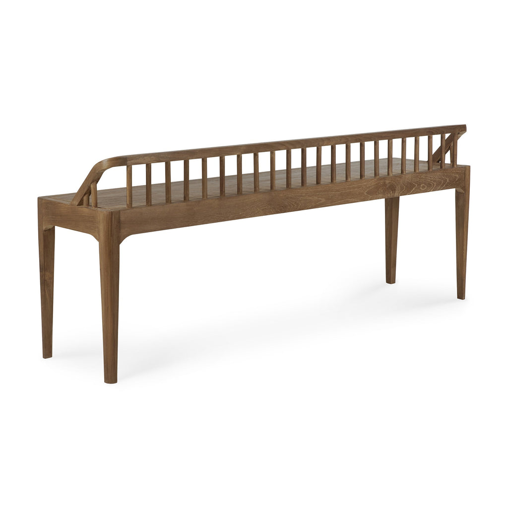 Spindle Bench - Reclaimed Teak - Loom Collection