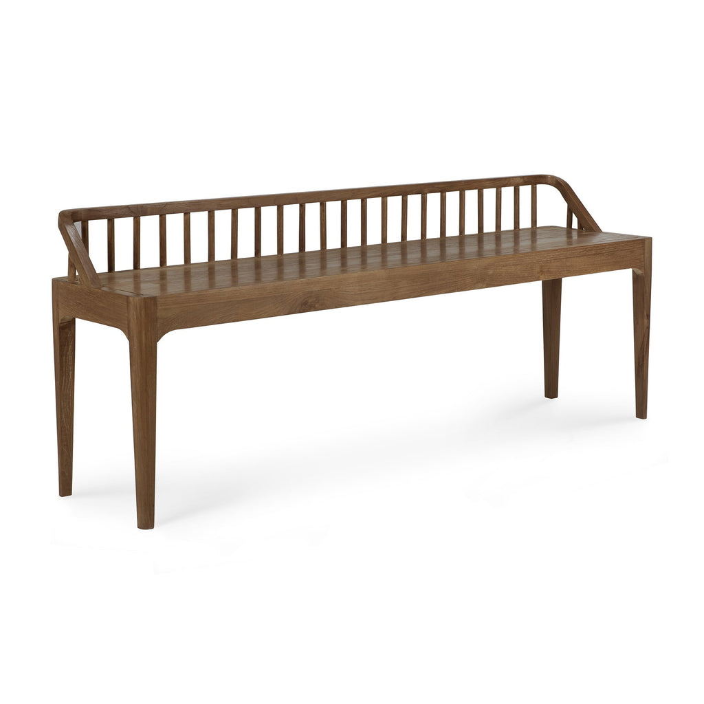 Spindle Bench - Reclaimed Teak - Loom Collection