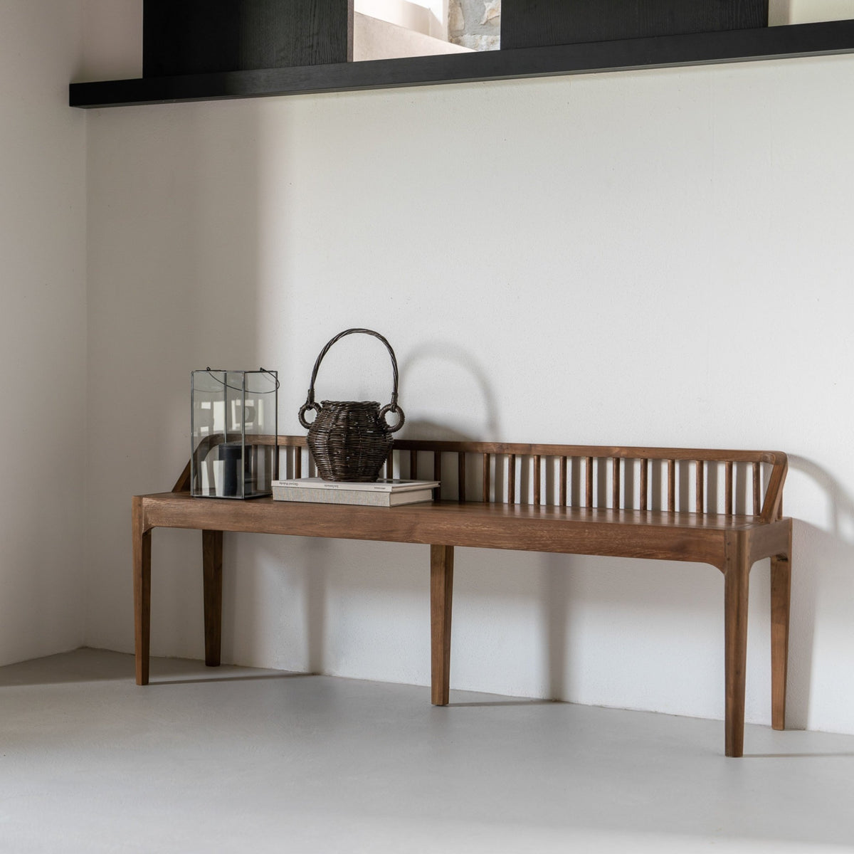 Spindle Bench - Reclaimed Teak