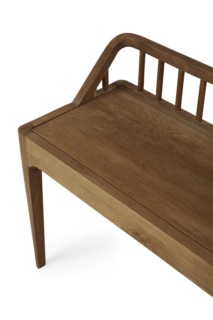 Spindle Bench - Reclaimed Teak - Loom Collection