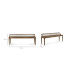 Spindle Bench - Reclaimed Teak - Benches Ethnicraft Loom Collection Dubai