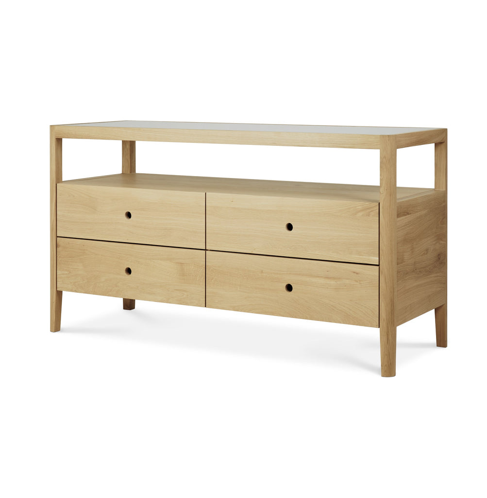 Spindle Dresser - Oak - Loom Collection