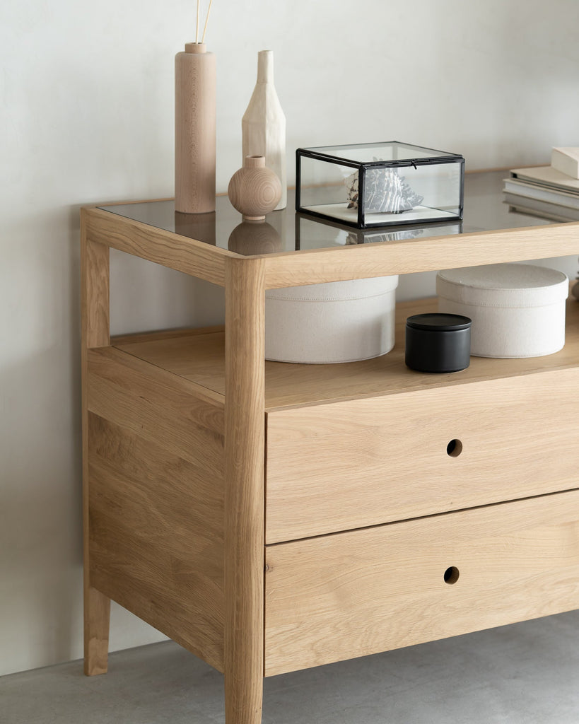 Spindle Dresser - Oak - Loom Collection