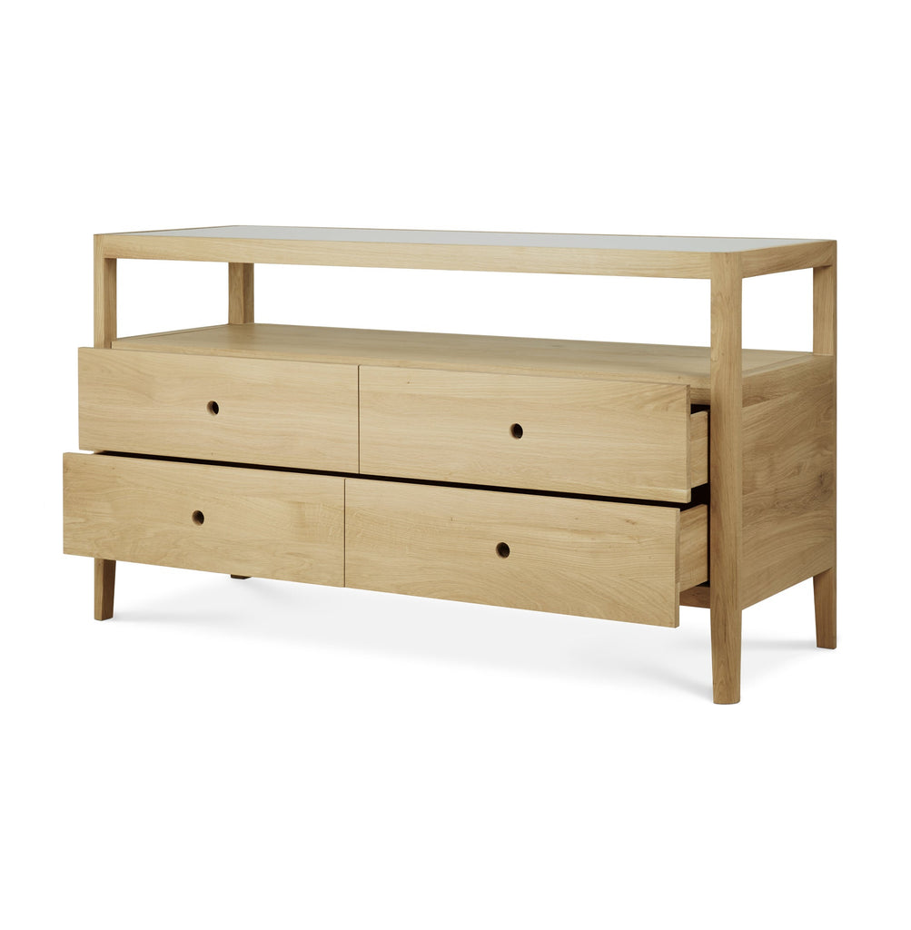 Spindle Dresser - Oak - Loom Collection