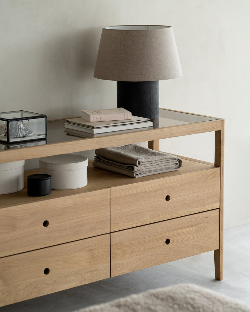 Spindle Dresser - Oak - Loom Collection