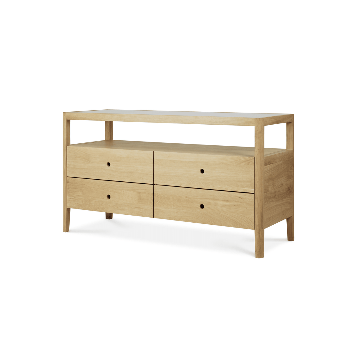 Spindle Dresser - Oak - Buffets & Sideboards Ethnicraft Loom Collection Dubai