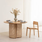 St Martin - Round Table - Natural - Round Dining Tables Loom Collection Loom Collection Dubai