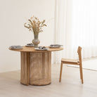 St Martin - Round Table - Natural - Round Dining Tables Loom Collection Loom Collection Dubai