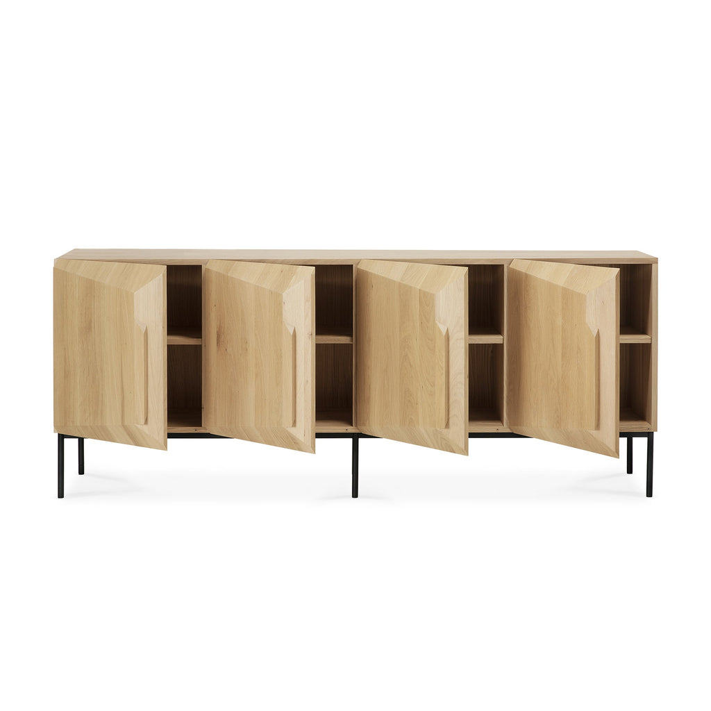 Stairs Sideboard - Varnished Oak - Loom Collection