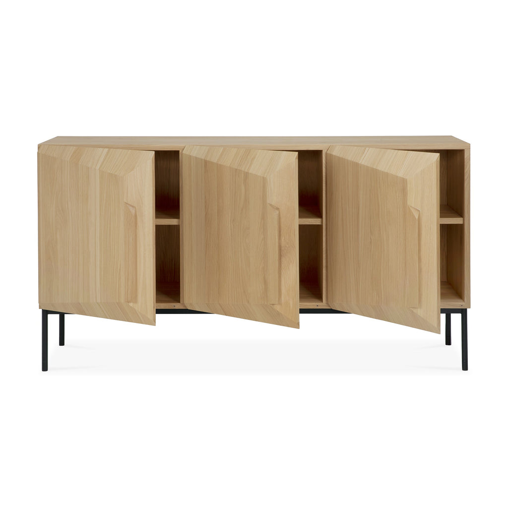 Stairs Sideboard - Varnished Oak - Loom Collection