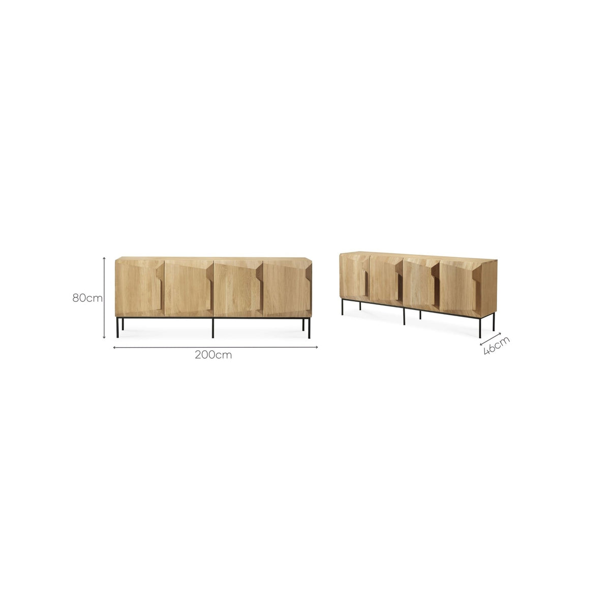 Stairs Sideboard - Buffets & Sideboards Ethnicraft Loom Collection Dubai