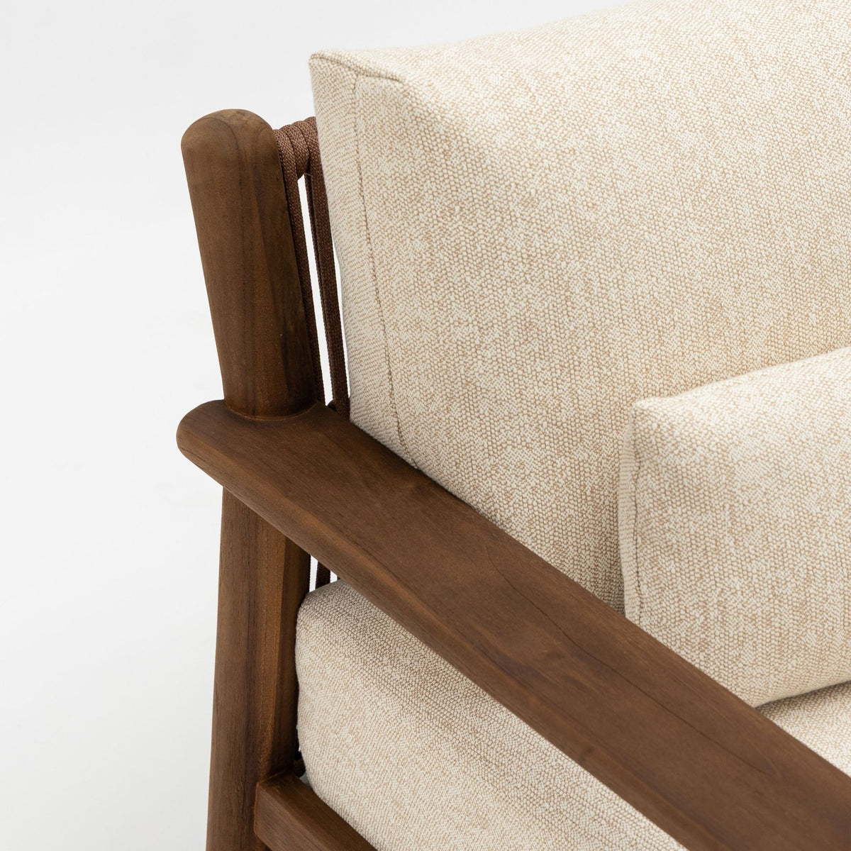 Tahiti 3 Seater Sofa - Angora - Outdoor Sofas Loom Collection Loom Collection Dubai