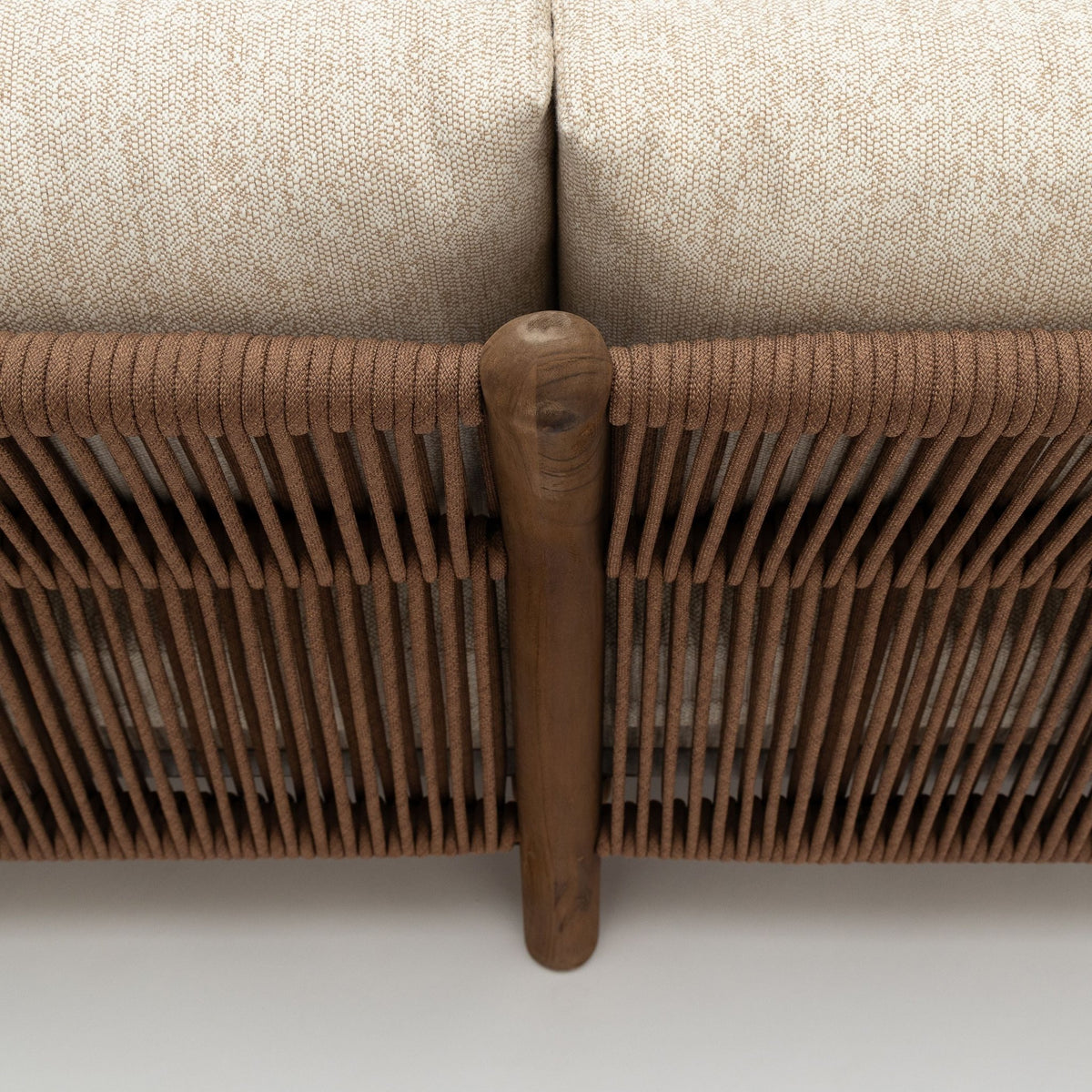 Tahiti 3 Seater Sofa - Angora - Outdoor Sofas Loom Collection Loom Collection Dubai