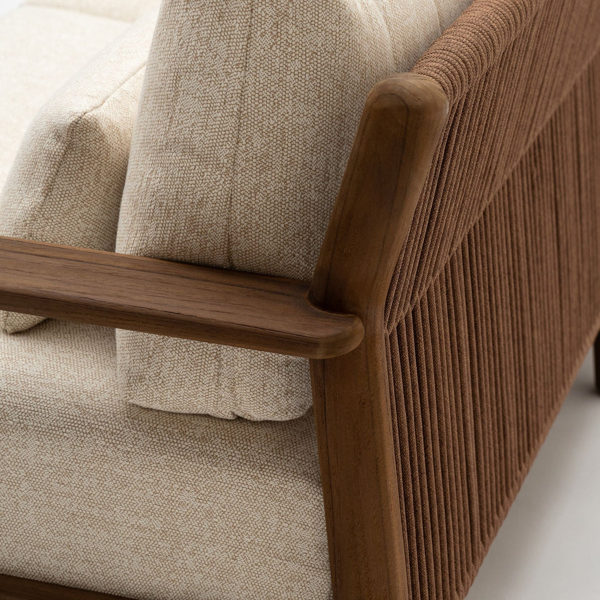 Tahiti 3 Seater Sofa - Angora - Outdoor Sofas Loom Collection Loom Collection Dubai