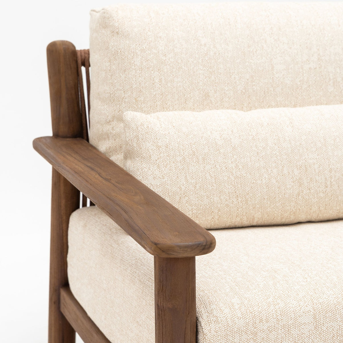 Tahiti - Lounge Chair - Angora - Outdoor Occasional Chairs Loom Collection Loom Collection Dubai