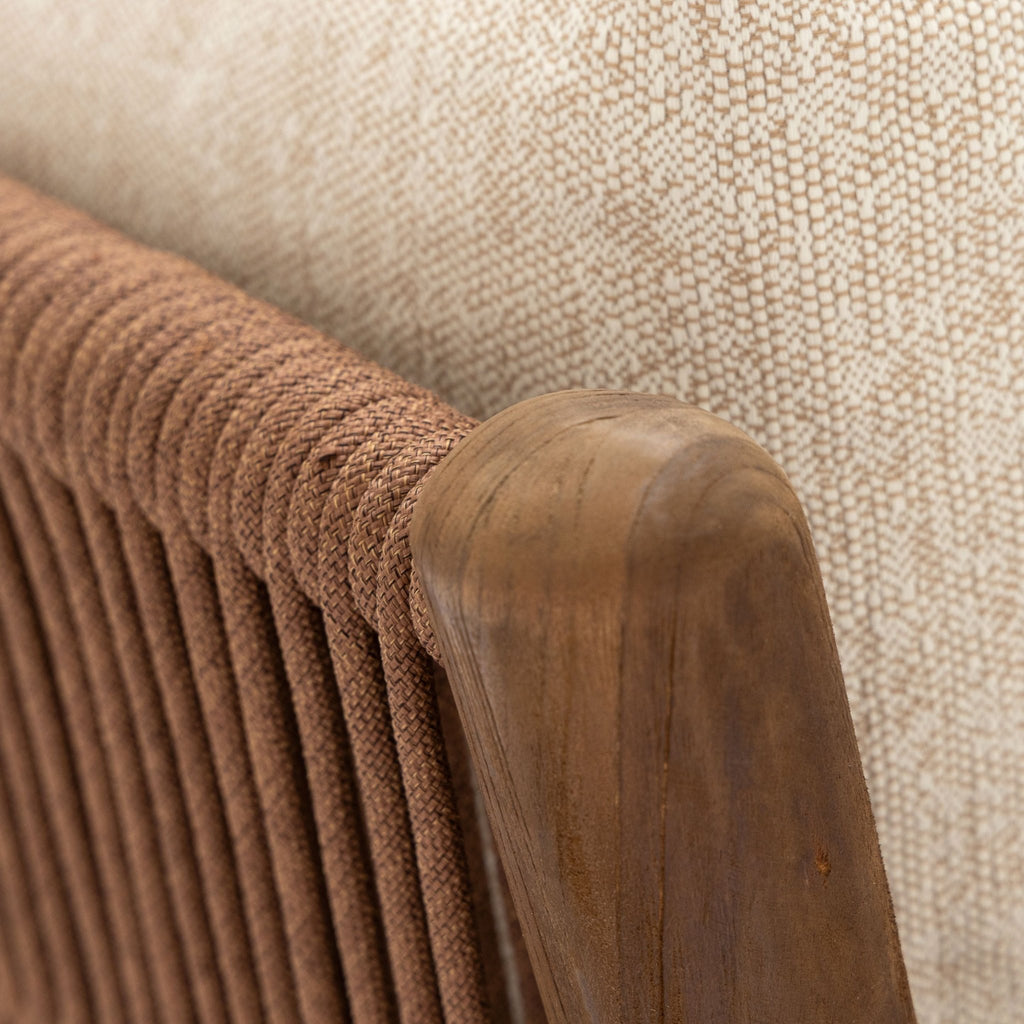 Tahiti - Lounge Chair - Angora - Outdoor Occasional Chairs Loom Collection Loom Collection Dubai