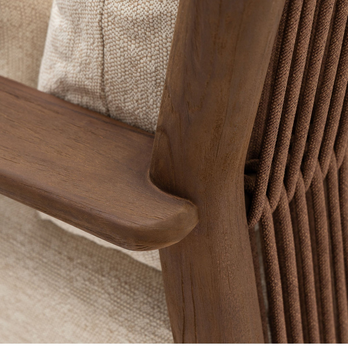 Tahiti - Lounge Chair - Angora - Outdoor Occasional Chairs Loom Collection Loom Collection Dubai