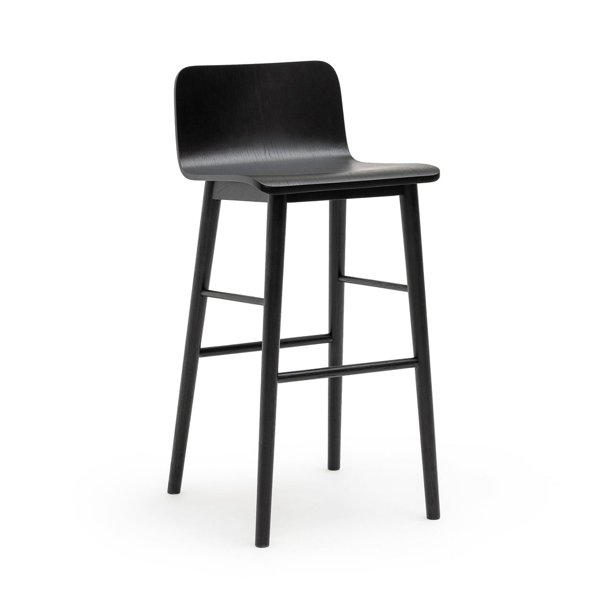 Tami Bar Stool - Black Oak