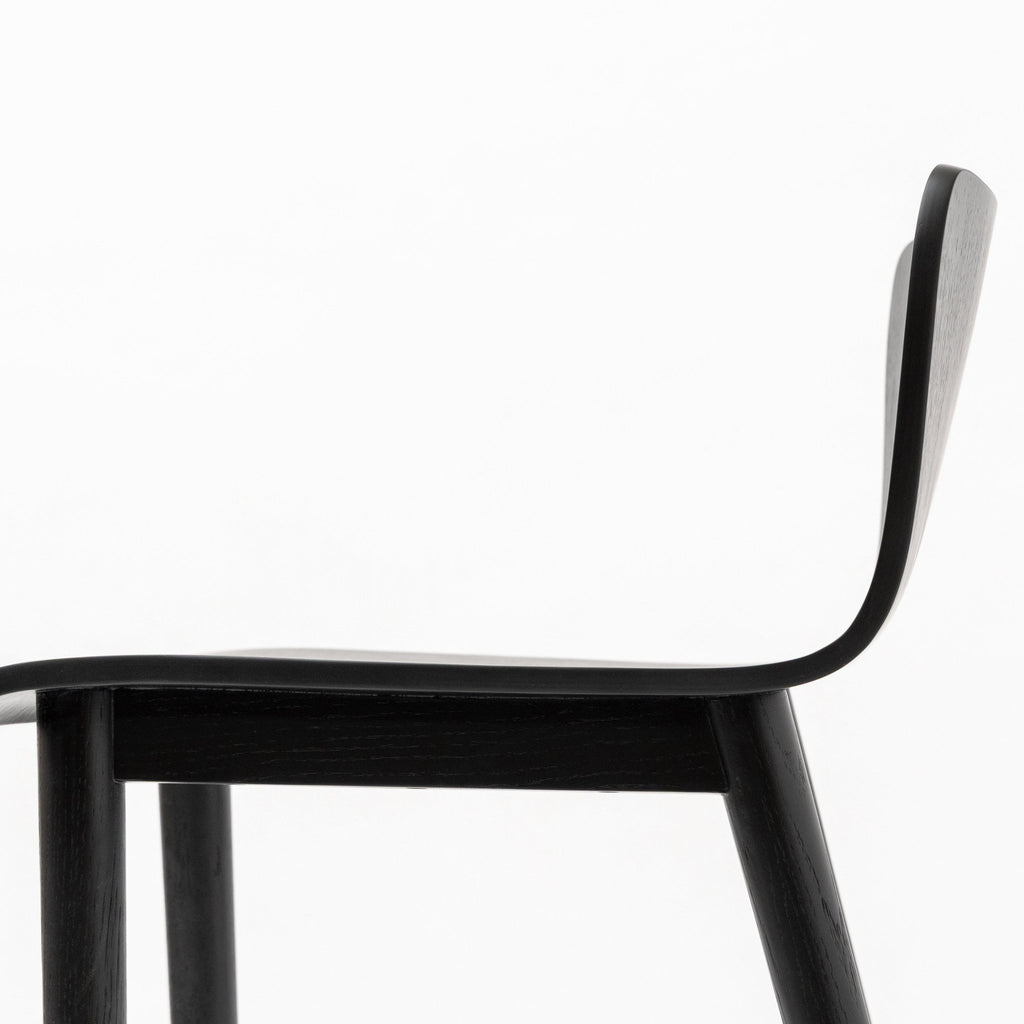 Tami Bar Stool - Black Oak - Loom Collection