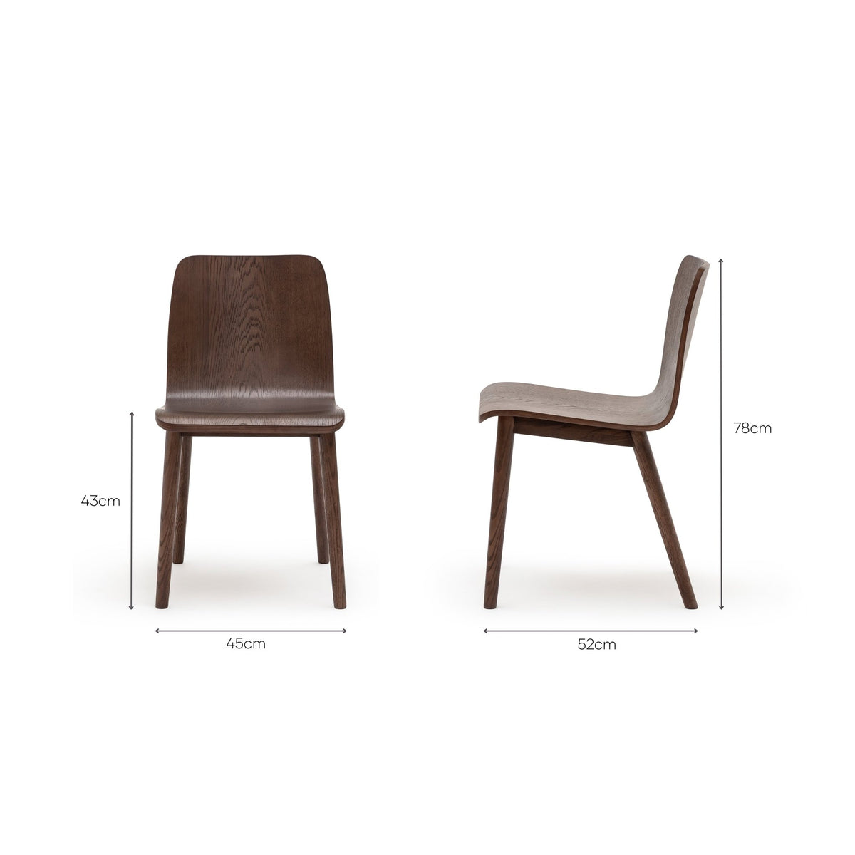 Tami Chair - Espresso Oak