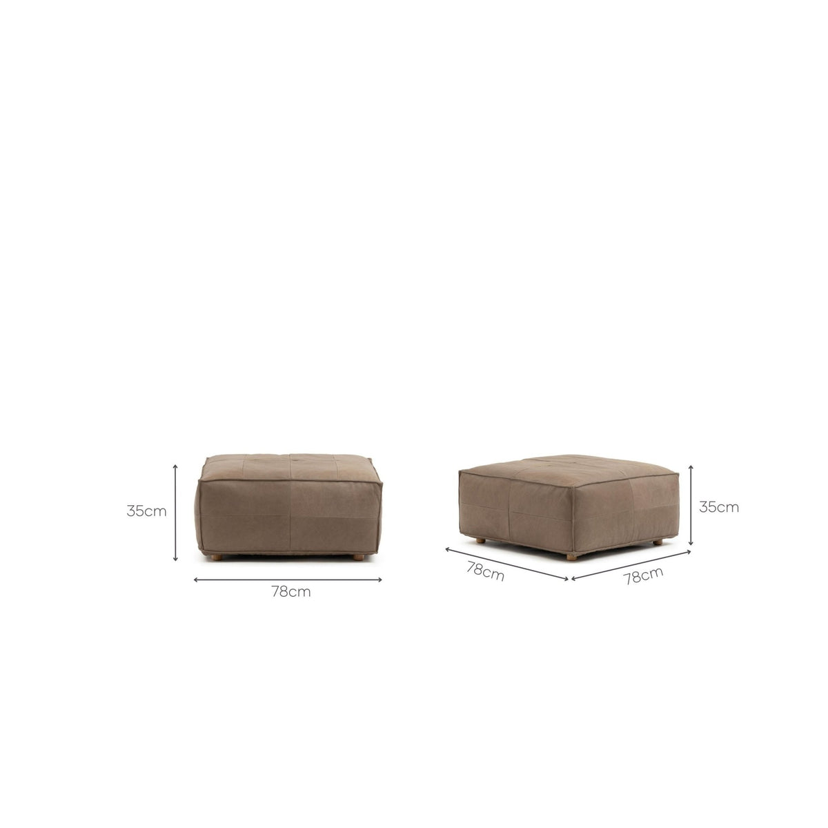 Tanbo Stool - Montana Anvil - Ottomans Tolv Loom Collection Dubai