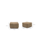Tanbo Stool - Montana Desert - Ottomans Tolv Loom Collection Dubai