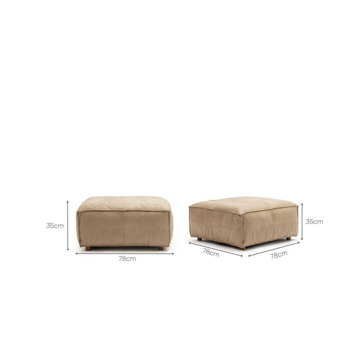 Tanbo Stool - Montana Desert - Ottomans Tolv Loom Collection Dubai
