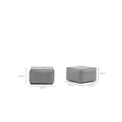 Tanbo Stool - Montana Iron - Ottomans Tolv Loom Collection Dubai