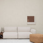 Tanbo Stool - Pecan Leather - Ottomans Tolv Loom Collection Dubai