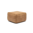 Tanbo Stool - Pecan Leather - Ottomans Tolv Loom Collection Dubai