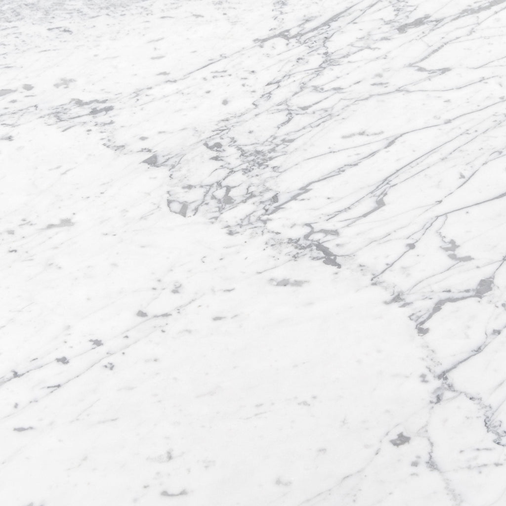 Tathra 125 Table - Black Oak & Bianca Carrara - Round Dining Tables Tolv Loom Collection Dubai