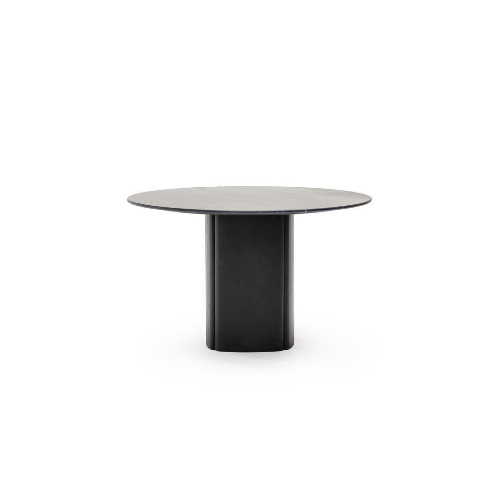 Tathra 125 Table - Black Oak & Nero Marquina - Loom Collection