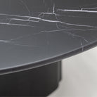 Tathra 125 Table - Black Oak & Nero Marquina