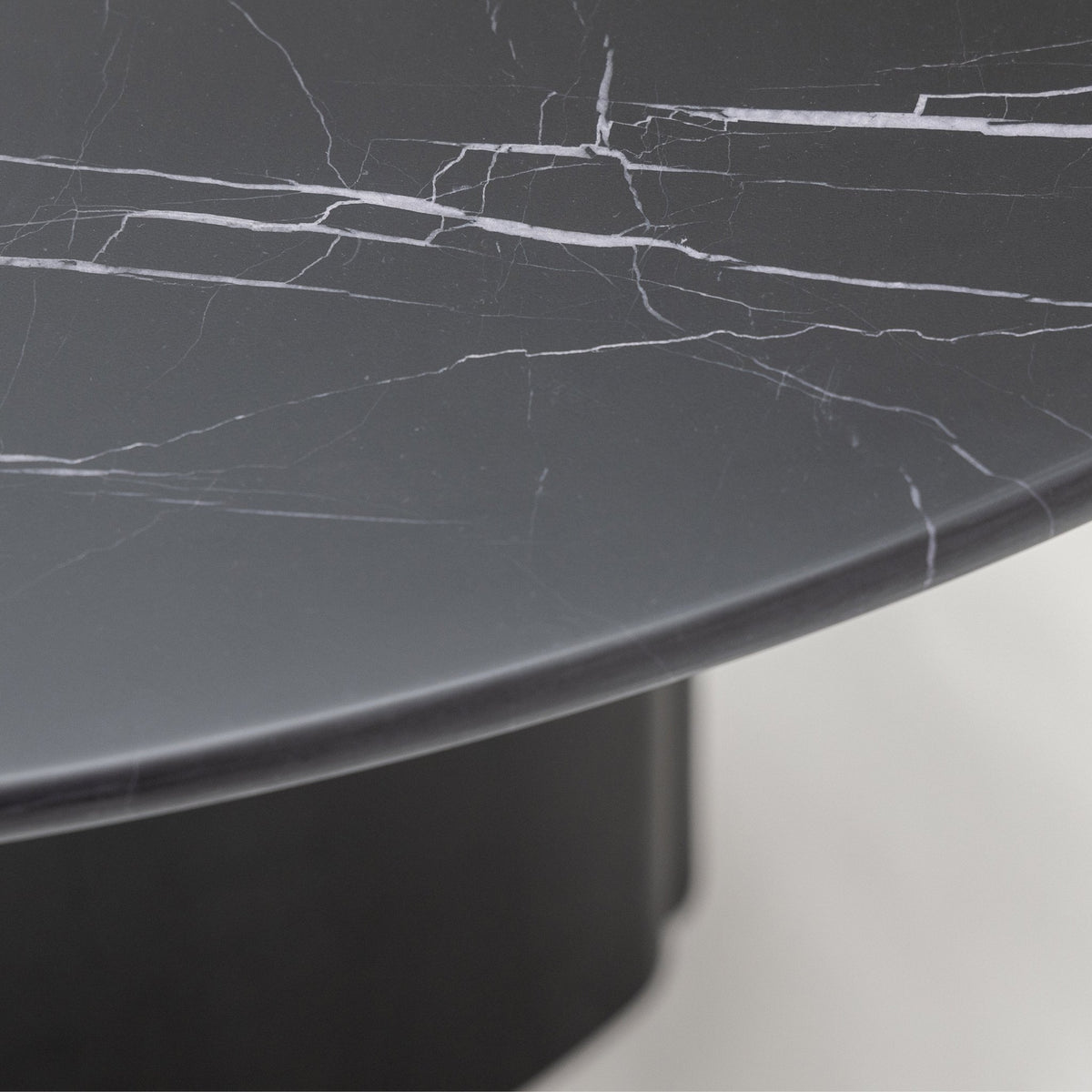 Tathra 125 Table - Black Oak & Nero Marquina