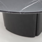 Tathra 125 Table - Black Oak & Nero Marquina