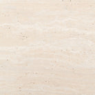 Tathra 125 Table - Espresso Oak & Travertine - Dining Tables Tolv Loom Collection Dubai