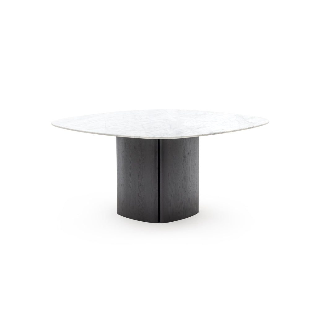 Tathra 155 Table - Black Oak & Bianca Carrara - Loom Collection