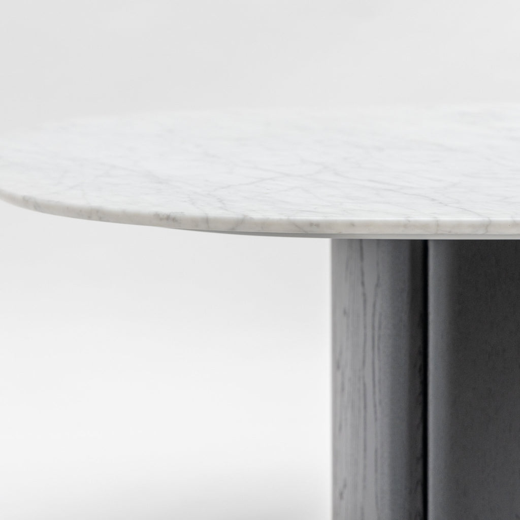 Tathra 155 Table - Black Oak & Bianca Carrara - Loom Collection