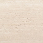 Tathra 155 Table - Espresso Oak & Travertine - Dining Tables Tolv Loom Collection Dubai