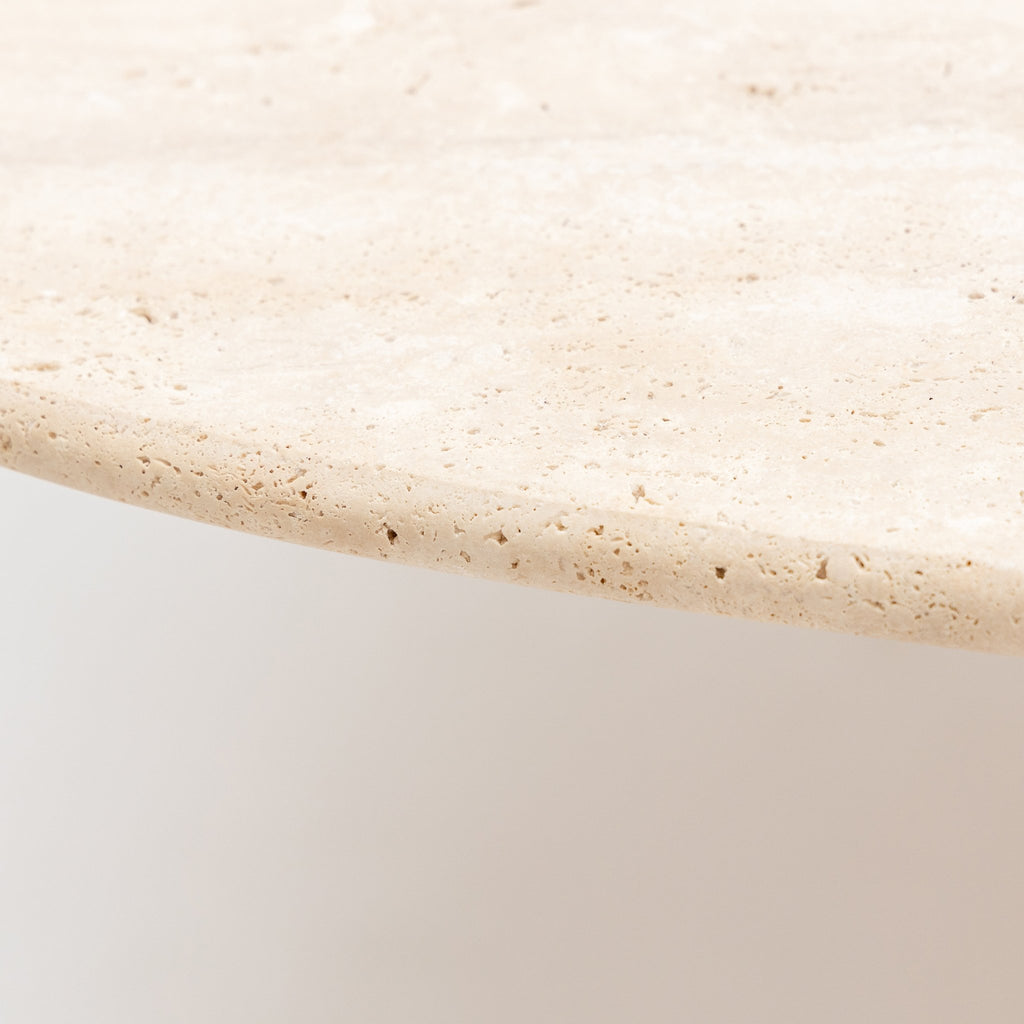 Tathra 155 Table - Light Oak & Travertine - Loom Collection