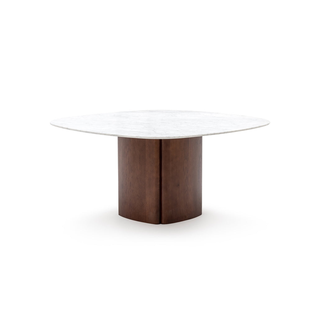 Tathra 155 Table - Smoked Oak & Bianca Carrara - Loom Collection