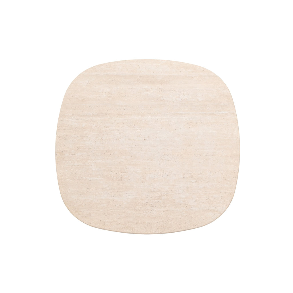 Tathra 155 Table - Smoked Oak & Travertine - Loom Collection