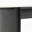 Tathra Console - Black Oak & Bianca Carrara