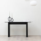 Tathra Console - Black Oak & Bianca Carrara - Console Tables Tolv Loom Collection Dubai