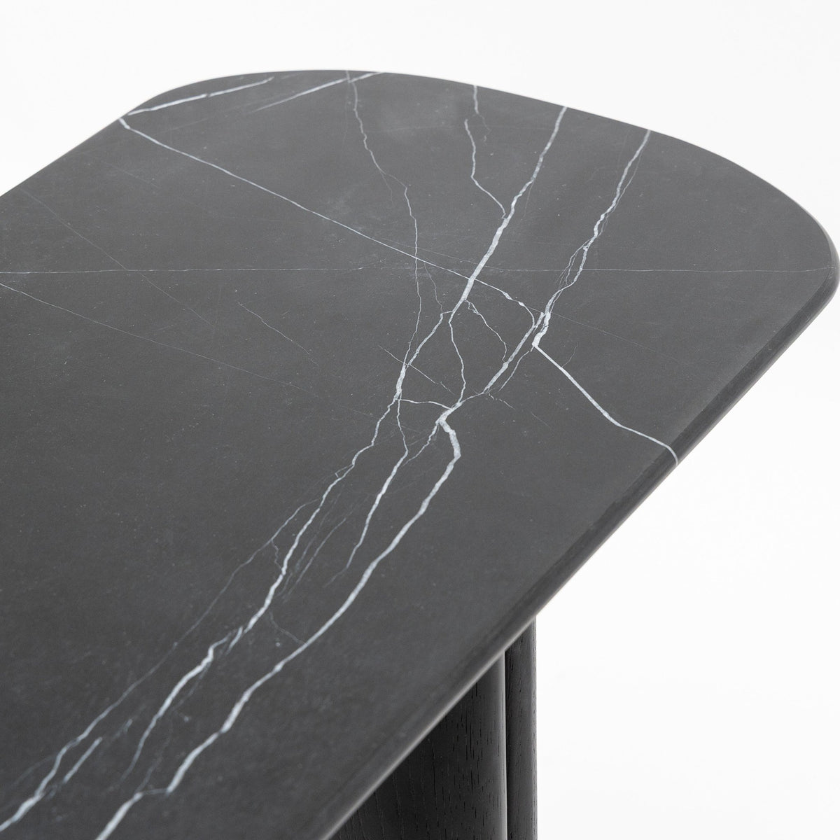 Tathra Console - Black Oak & Nero Marquina