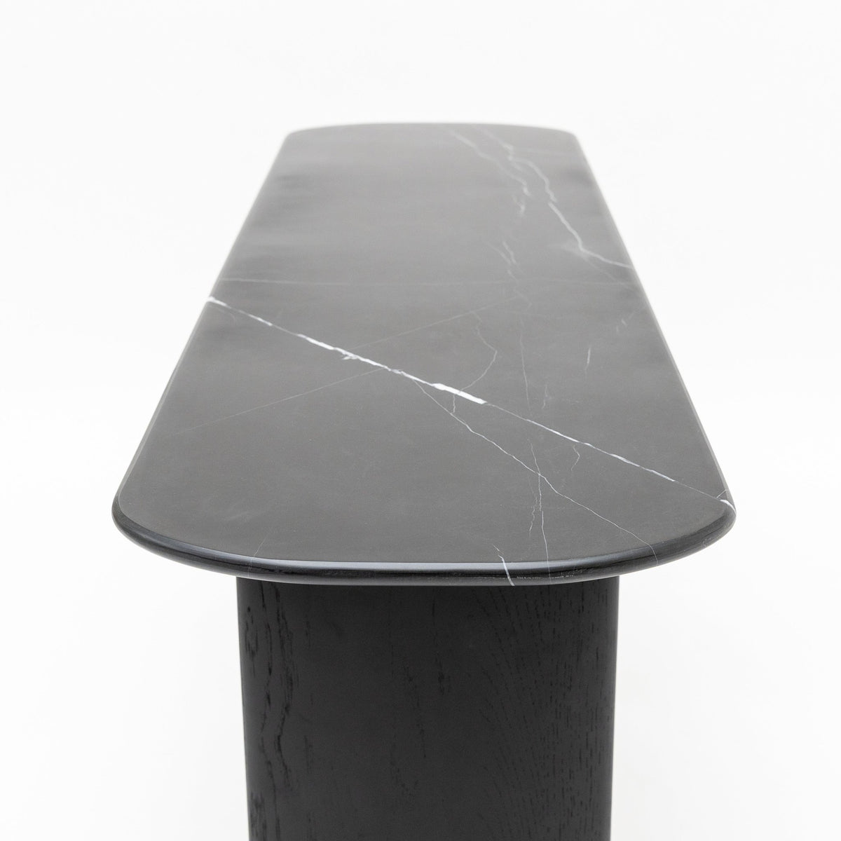 Tathra Console - Black Oak & Nero Marquina