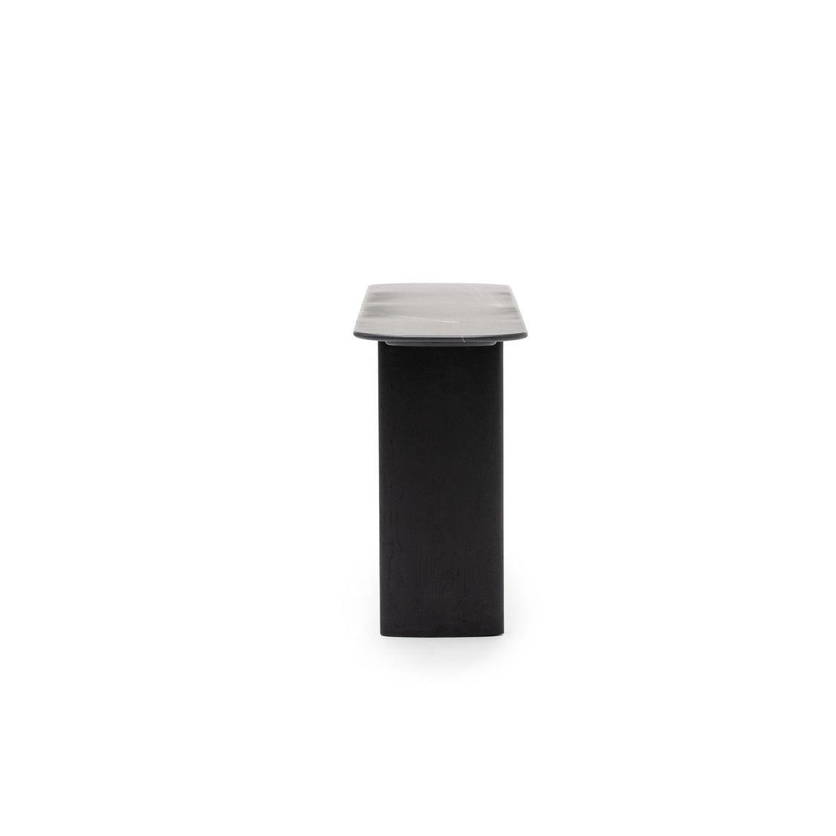 Tathra Console - Black Oak & Nero Marquina