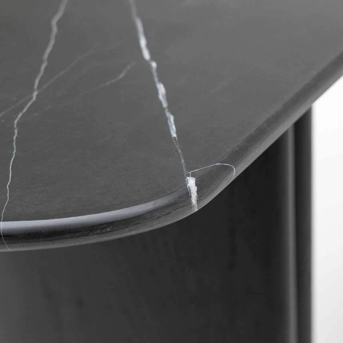 Tathra Console - Black Oak & Nero Marquina