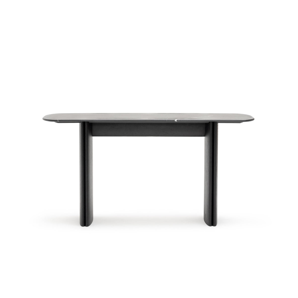 Tathra Console - Black Oak & Nero Marquina